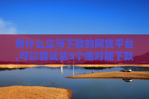 有什么立马下款的网贷平台,可以尝试这5个绝对能下款的小额贷款有哪些