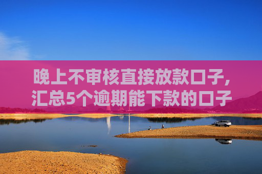 晚上不审核直接放款口子,汇总5个逾期能下款的口子