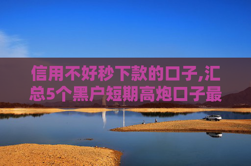 信用不好秒下款的口子,汇总5个黑户短期高炮口子最新下款平台