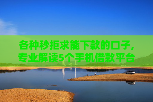 各种秒拒求能下款的口子,专业解读5个手机借款平台哪个可以快速的借到钱