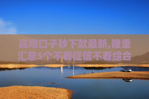 高炮口子秒下款最新,隆重汇总5个不看征信不看综合评分的网贷有哪些