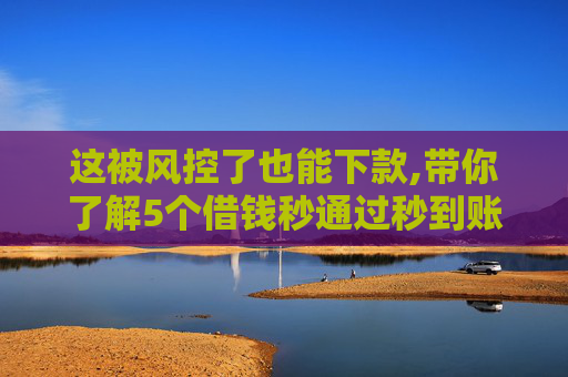 这被风控了也能下款,带你了解5个借钱秒通过秒到账的平台