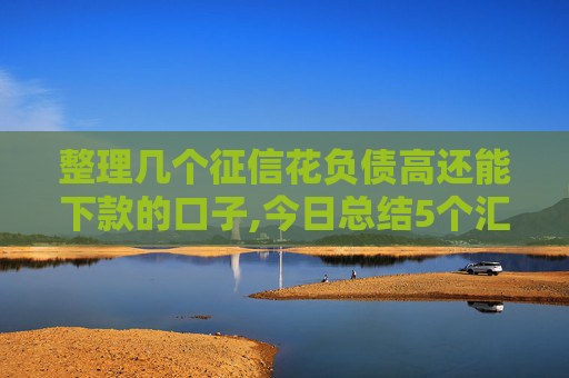 整理几个征信花负债高还能下款的口子,今日总结5个汇总5家不看征信秒下3000的口子  第1张